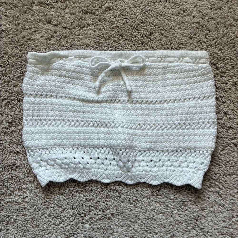 Hollister White Tube Top